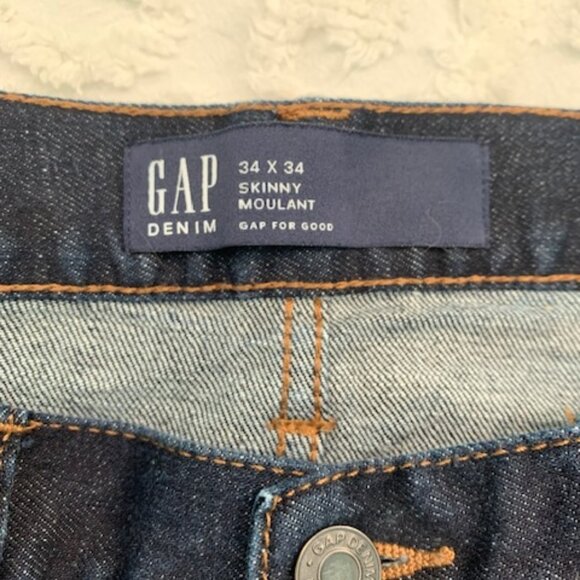 Men's GAP Dark Wash Skinny Jeans - Picture 3 of 4